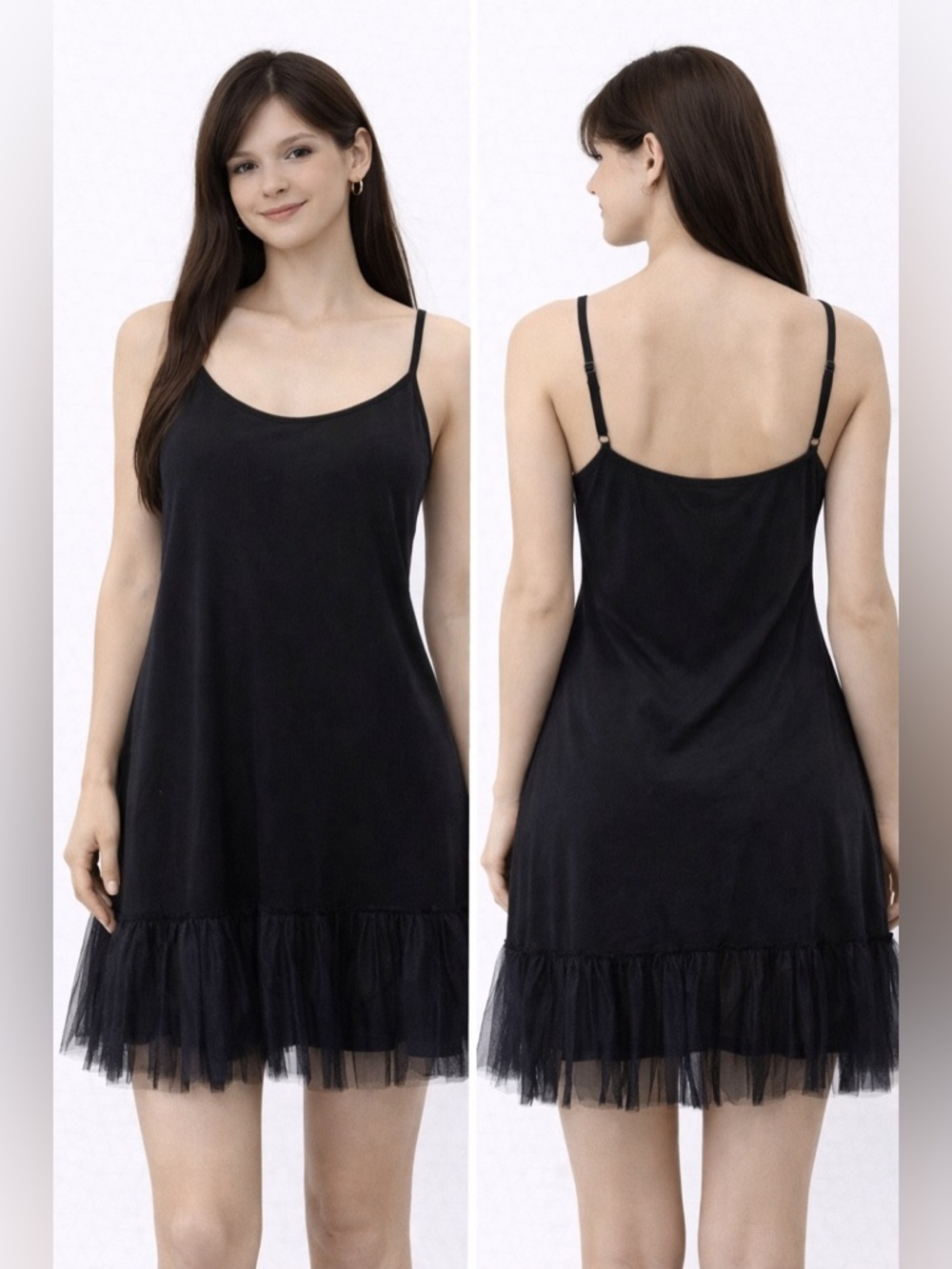 My Stree Elegant Black Mini Dress Size  XL